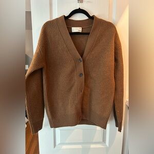 Caramel wool Wilfred Free cardigan